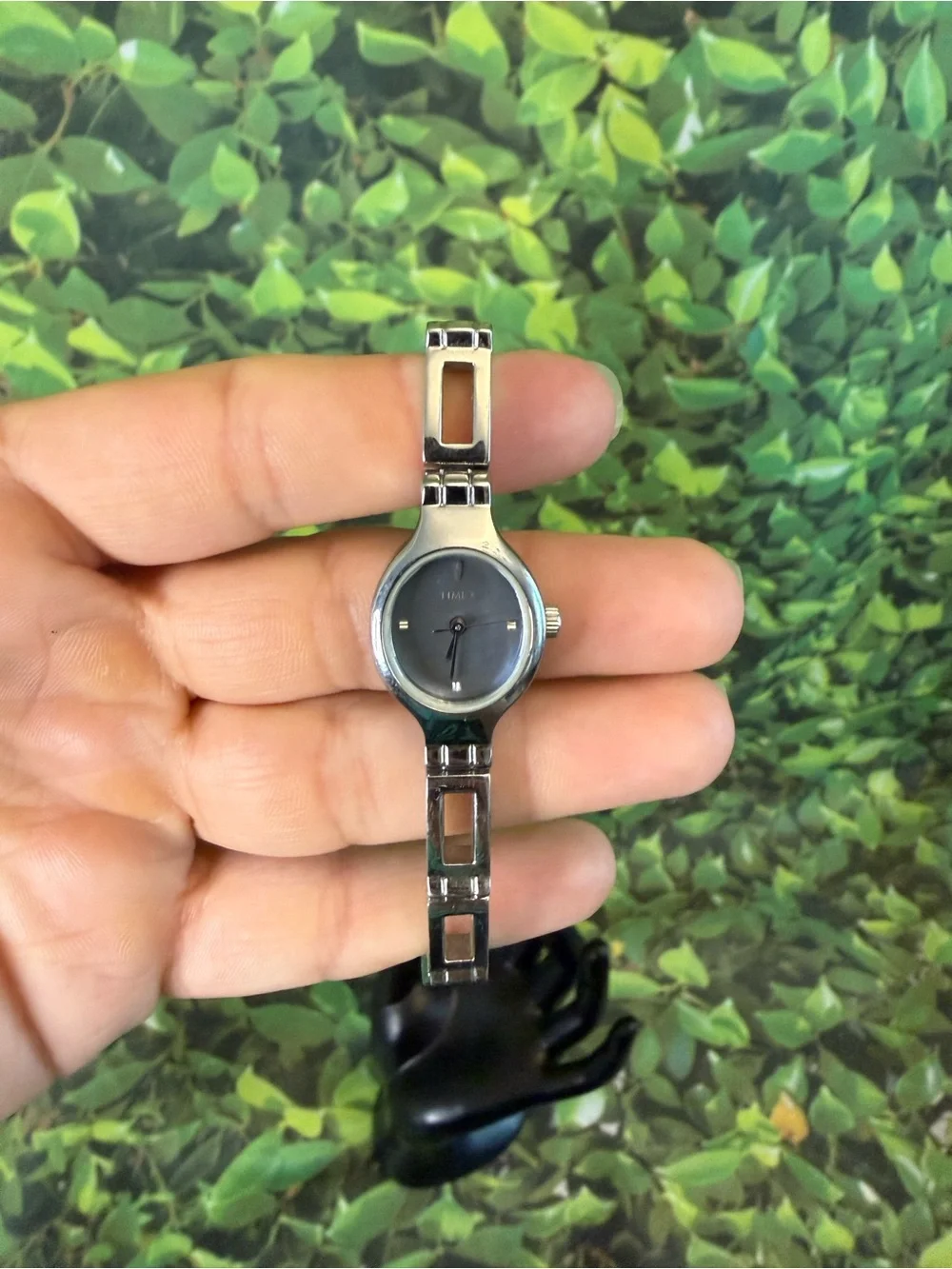 Timex Silver Watch and Link Bracelet